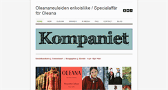 Desktop Screenshot of kompaniet.fi